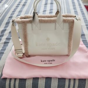 Kate Spade White and Cream Women's Bag